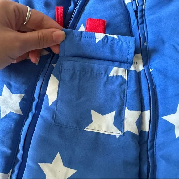 Vintage Blue Star Lily & Jack Newborn Baby Bunting - Picture 5 of 8